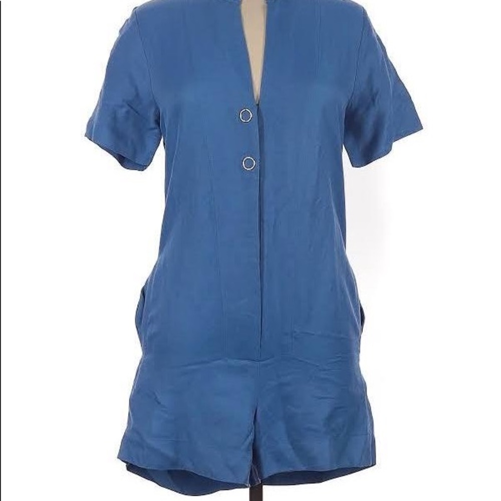 Sandro French Blue Romper